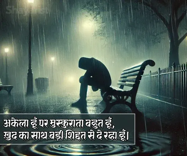 Painful Alone Sad Shayari in Hindi