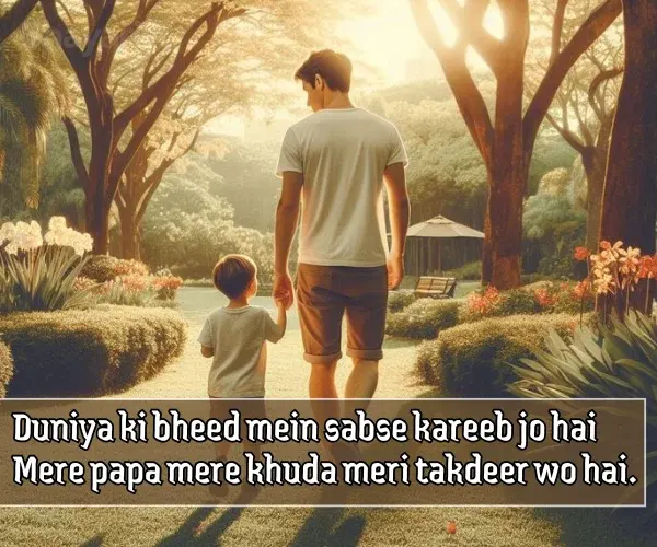 Papa Ke Liye Shayari in English