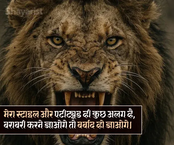 Attitude Status in Hindi