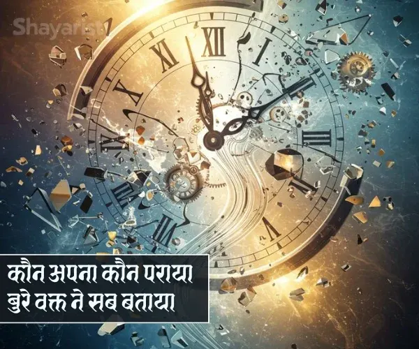 Bure Waqt Ki Shayari